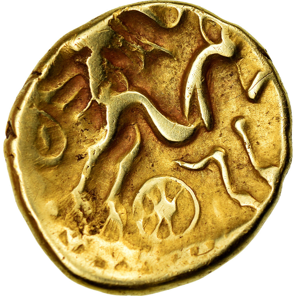Coin, Suessiones, Stater, 60-50 BC, AU(50-53), Gold, Delestrée:168