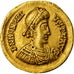 Coin, Honorius, Solidus, Ravenna, AU(50-53), Gold, RIC:1287