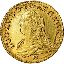 Münze, Frankreich, Louis XV, Louis d'or aux lunettes, Louis d'Or, 1731, Tours