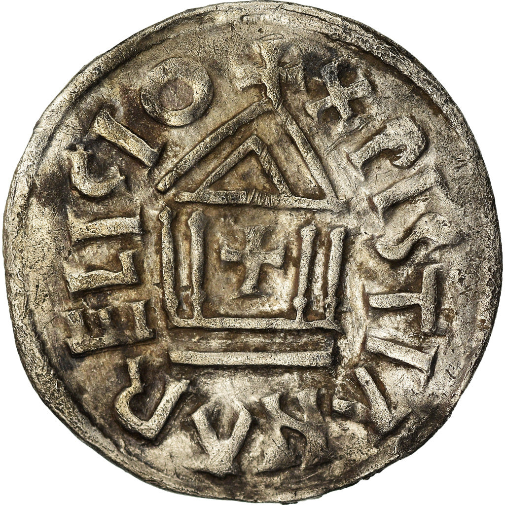 Coin, France, Louis le Pieux, Denarius, 822-840, EF(40-45), Silver, Prou:1016