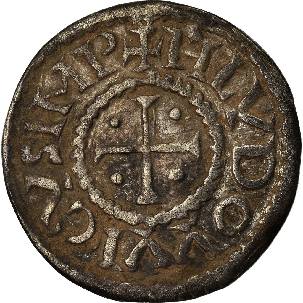 Coin, France, Louis le Pieux, Denarius, 822-840, EF(40-45), Silver, Prou:1016