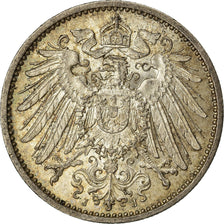 Moneda, ALEMANIA - IMPERIO, Wilhelm II, Mark, 1899, Hamburg, EBC+, Plata, KM:14