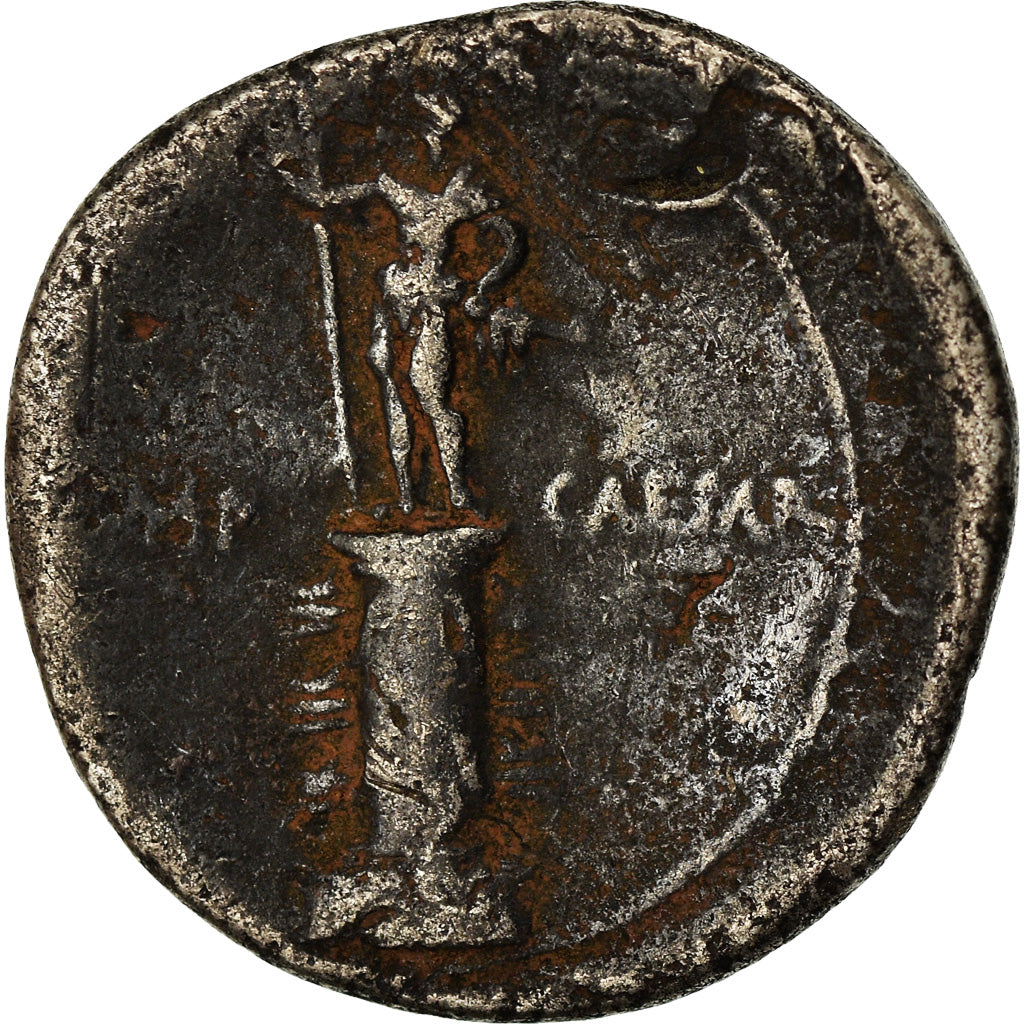 Coin, Octavian, Denarius, 30-29 BC, Uncertain Mint, VF(30-35), Silver, RIC:271