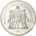 Munten, Frankrijk, Hercule, 50 Francs, 1980, Pessac, Piéfort, FDC, Zilver