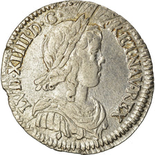 Moneta, Francja, Louis XIV, 1/12 Écu à la mèche longue, 1/12 ECU, 10 Sols