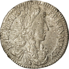 Coin, France, Louis XIV, 1/12 Écu au buste juvénile, 1660, Aix