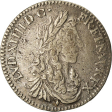 Coin, France, Louis XIV, 1/12 Écu au buste juvénile, 1664, Aix