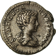 Coin, Geta, Denarius, AD 202-205, Rome, EF(40-45), Silver, RIC:18
