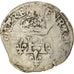 Moeda, França, Henri III, Double Sol Parisis, 1583, Amiens, F(12-15), Lingote