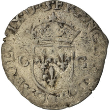Munten, Frankrijk, Charles IX, Douzain, 1574, Troyes, FR+, Billon, Sombart:4390