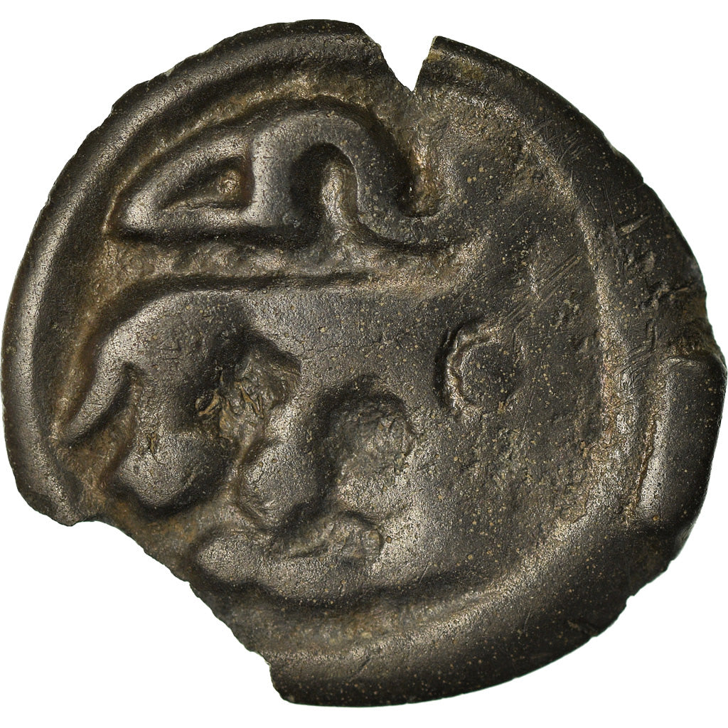 Coin, Remi, Potin, 90-50 BC, VF(30-35), Potin, Delestrée:155