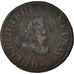 Münze, Frankreich, Henri IV, Double Tournois, 1608, Lyon, S+, Kupfer