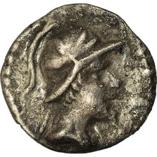 Coin, Baktrian Kingdom, Eukratides I, Obol, 170-145 BC, EF(40-45), Silver, SNG