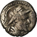 Coin, Baktrian Kingdom, Eukratides I, Obol, 170-145 BC, EF(40-45), Silver, SNG