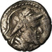 Monnaie, Royaume de Bactriane, Eukratides I, Obole, 170-145 BC, TTB, Argent, SNG