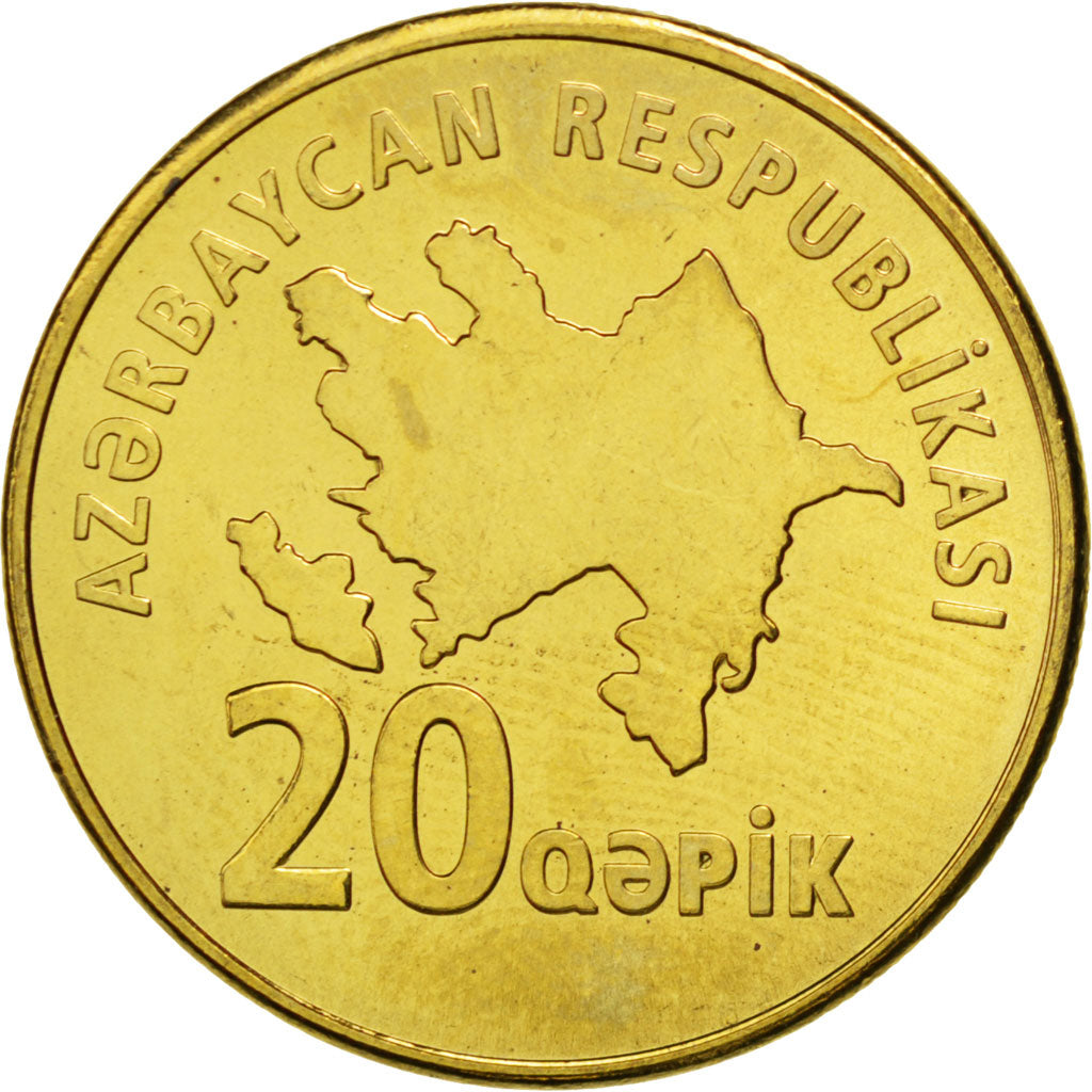 Azerbaïdjan, 20 Qapik 2006, KM 43