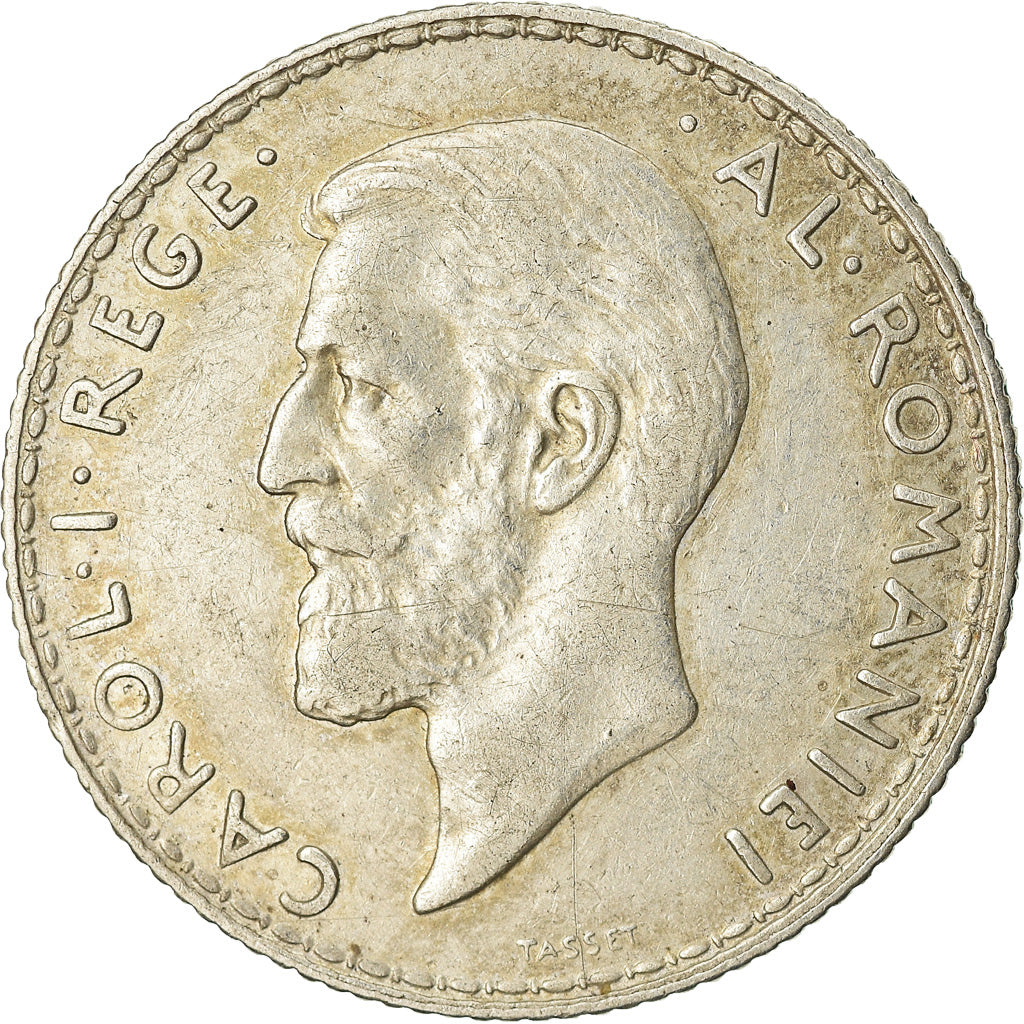 Coin, Romania, Carol I, Leu, 1912, EF(40-45), Silver, KM:42