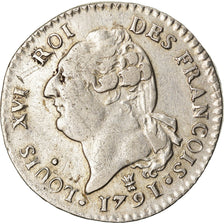 Münze, Frankreich, Louis XVI, 15 sols françois, 15 Sols, 1/8 ECU, 1791