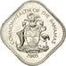 BAHAMAS, 15 Cents, 2005, Franklin Mint, KM #62, MS(63), Copper-Nickel, 25, 6.37
