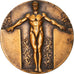 Francja, Medal, Art Déco, Sport i wypoczynek, Fraisse, EF(40-45), Bronze