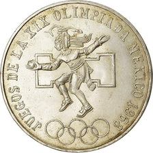 Moneta, Mexico, 25 Pesos, 1968, Mexico City, AU(55-58), Srebro, KM:479.1
