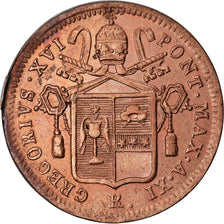 Münze, Italien Staaten, PAPAL STATES, Gregory XVI, Mezzo (1/2) Baiocco, 1841