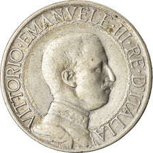 Coin, Italy, Vittorio Emanuele III, Lira, 1908, Rome, VF(30-35), Silver, KM:45