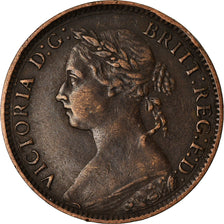 Coin, Great Britain, Victoria, Farthing, 1887, EF(40-45), Bronze, KM:753