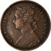 Coin, Great Britain, Victoria, Farthing, 1886, EF(40-45), Bronze, KM:753