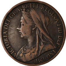Coin, Great Britain, Victoria, Penny, 1899, VF(30-35), Bronze, KM:790
