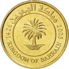 Munten, Bahrein, Hamed Bin Isa, 5 Fils, 2005, UNC-, Tin, KM:30