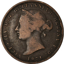 Monnaie, Jersey, Victoria, 1/13 Shilling, 1871, TB+, Bronze, KM:5