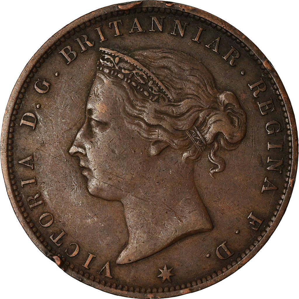 Coin, Jersey, Victoria, 1/24 Shilling, 1888, EF(40-45), Bronze, KM:7