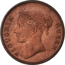 Moneta, Insediamenti dello Stretto, Victoria, Cent, 1862, BB, Rame, KM:6