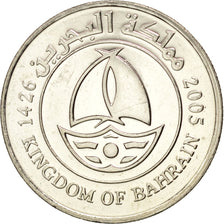 BAHRAIN, 50 Fils, 2005, KM #25, MS(63), Copper-Nickel, 22, 4.55