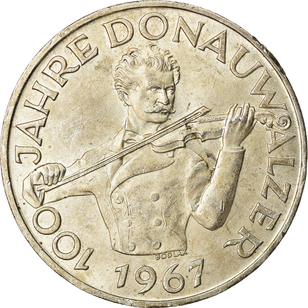 Coin, Austria, 50 Schilling, 1967, AU(50-53), Silver, KM:2902