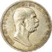 Moeda, Áustria, Franz Joseph I, Corona, 1908, AU(55-58), Prata, KM:2808