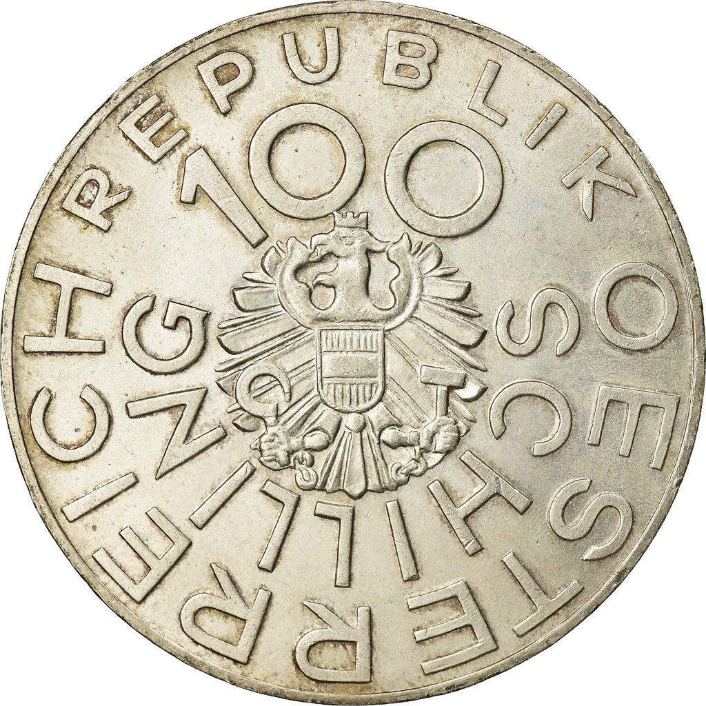 Coin, Austria, 100 Schilling, 1976, AU(50-53), Silver, KM:2932