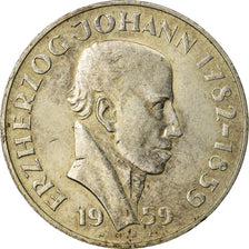 Munten, Oostenrijk, 25 Schilling, 1959, ZF, Zilver, KM:2887
