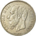 Coin, Belgium, Leopold II, 5 Francs, 5 Frank, 1873, EF(40-45), Silver, KM:24