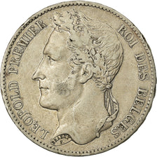 Coin, Belgium, Leopold I, 5 Francs, 5 Frank, 1849, EF(40-45), Silver, KM:3.2