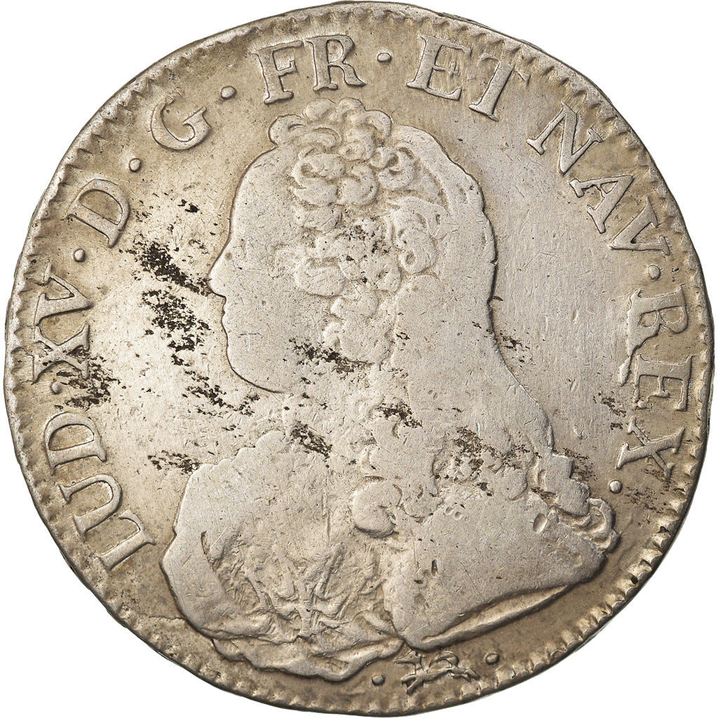 Coin, France, Louis XV, Écu aux branches d'olivier, Ecu, 1735, Bayonne