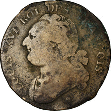 Coin, France, Louis XVI, 12 deniers françois, 12 Deniers, 1791, Paris