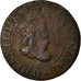 Moeda, França, Henri IV, Double Tournois, 1608, Lyon, F(12-15), Cobre