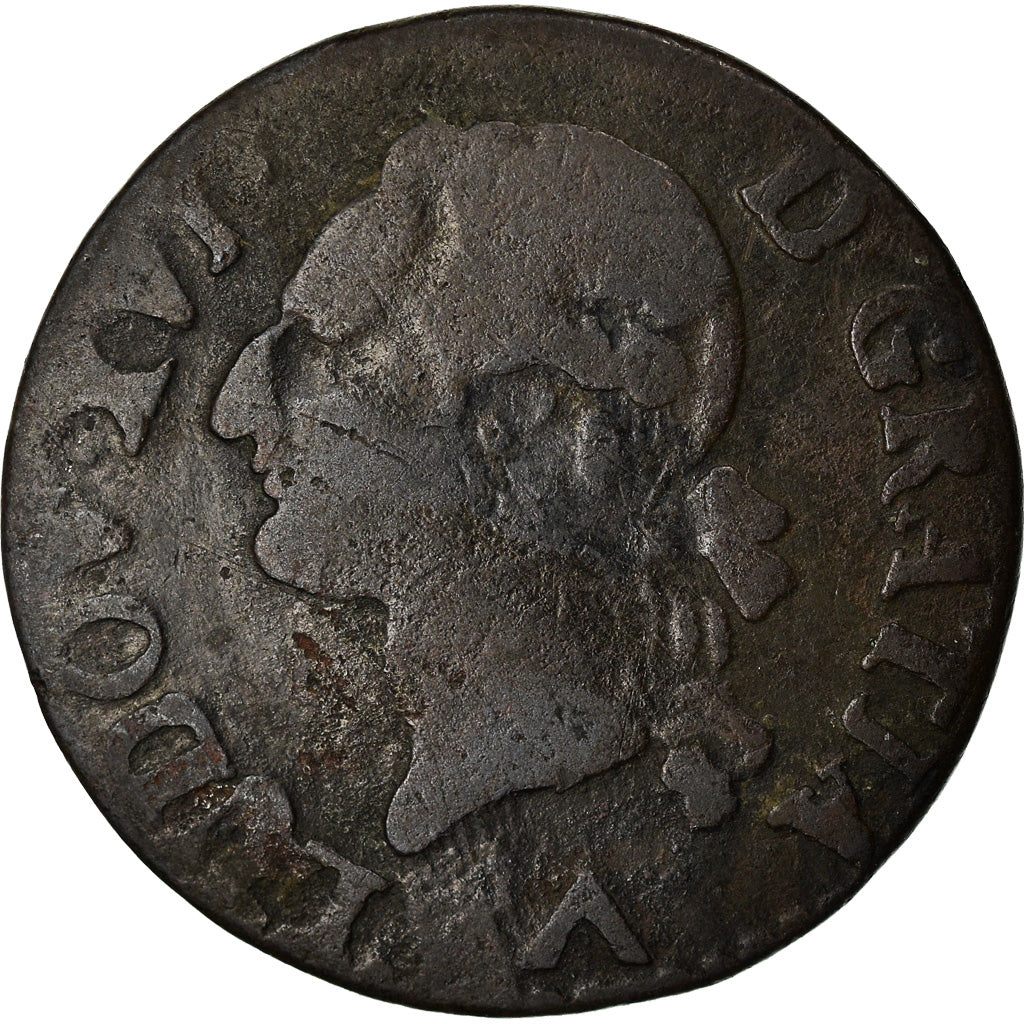 Coin, France, Louis XVI, Liard, Liard, 1783, Lille, F(12-15), Copper, KM:585.14