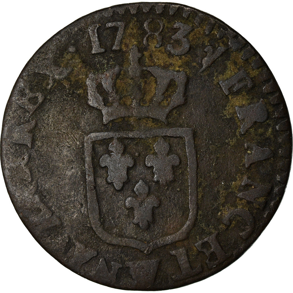 Coin, France, Louis XVI, Liard, Liard, 1783, Lille, F(12-15), Copper, KM:585.14