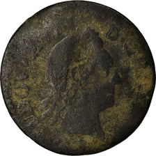 Coin, France, Louis XV, Liard à la vieille tête, Liard, 1773, Limoges