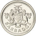 Coin, Barbados, 10 Cents, 2008, MS(63), Nickel plated steel, KM:12a