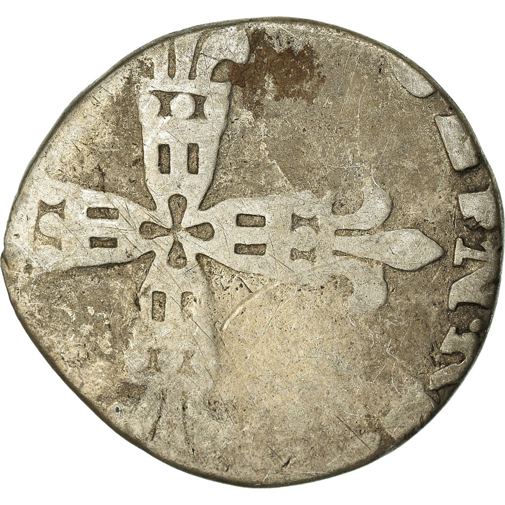Münze, Frankreich, Henri IV, 1/8 Ecu, Morlaas, SGE, Silber, KM:2.1