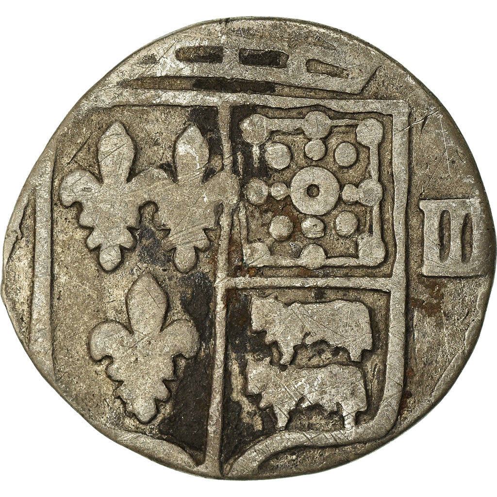 Münze, Frankreich, Henri IV, 1/8 Ecu, Morlaas, SGE, Silber, KM:2.1